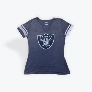 Majestic Athletics Women's NFL Raiders Vintage Logo T-Shirt